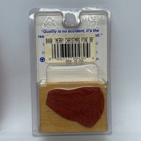 Comotion Fine Rubber Stamps, Lot of 2. 1-3/4” Square, 1-3/4 x 2-1/4 Rectangle. - Picture 6 of 6